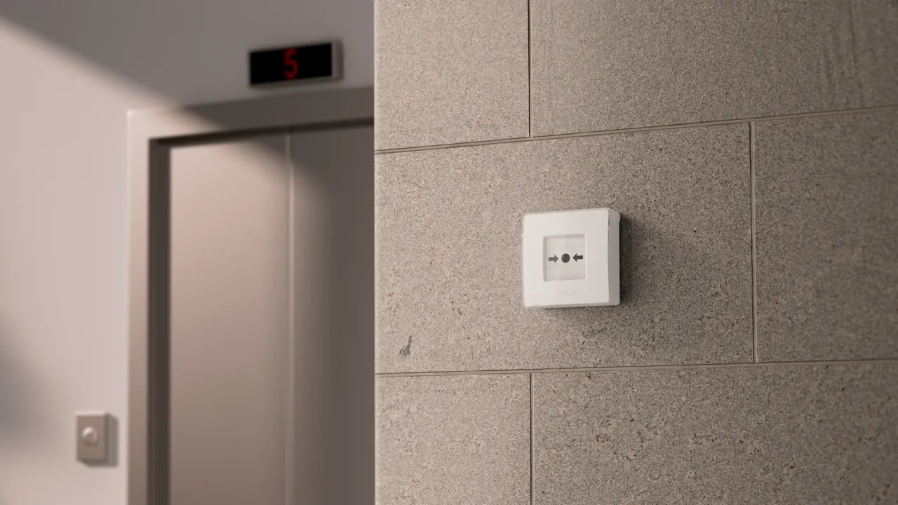 Exits · corridors · Manual call point