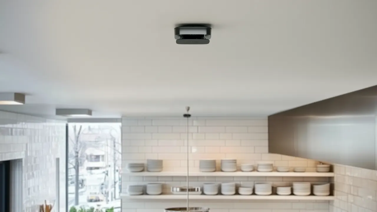 Commercial kitchen · EN 54 heat detector